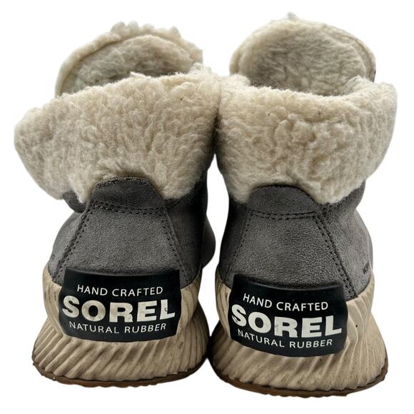 Sorel Women's Gray Out N About III Conquest Ankle Snow Boots Size 8 - Picture 9 of 12